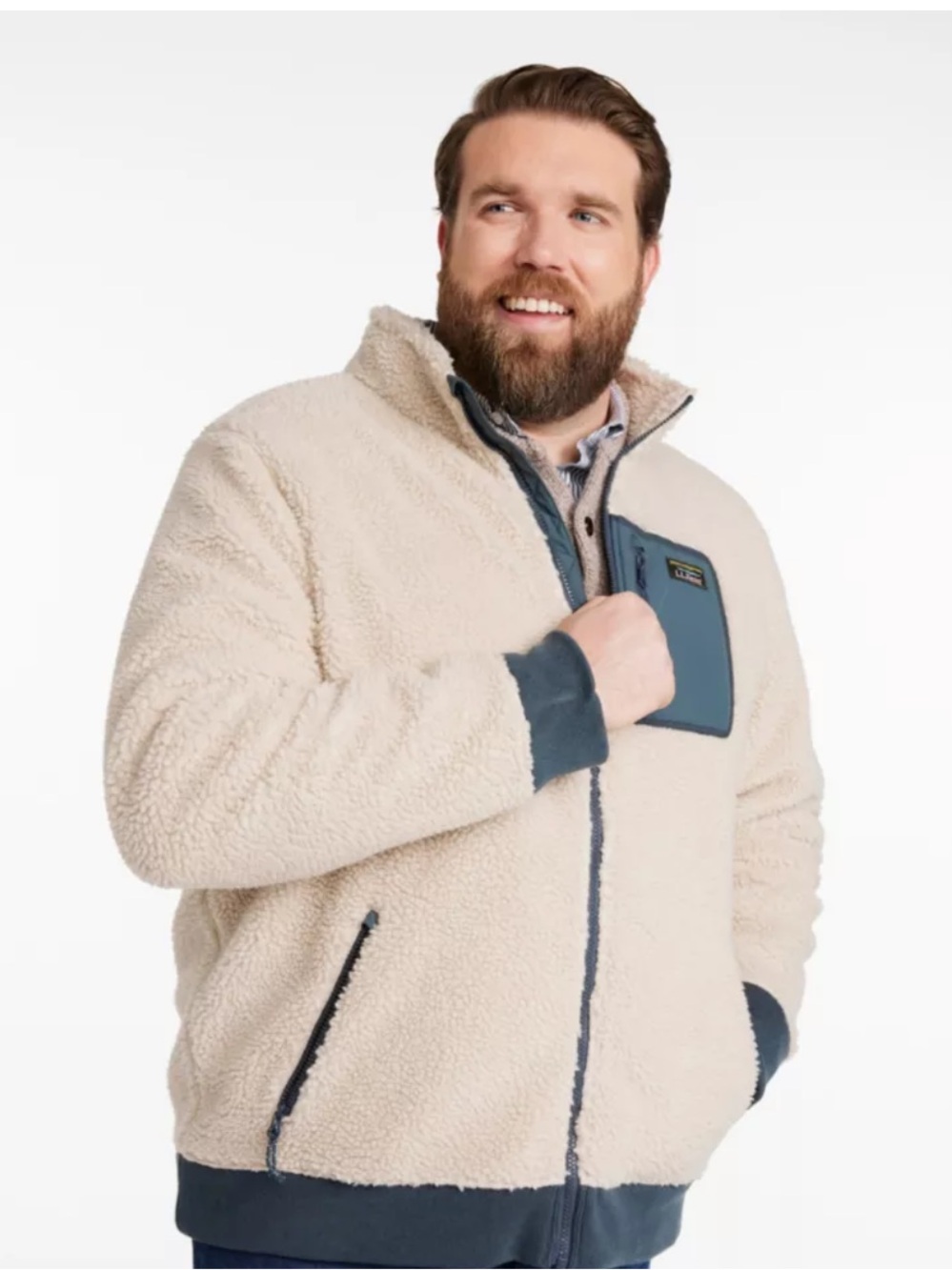 L.L.Bean Men's Bean's Sherpa Fleece Jacket